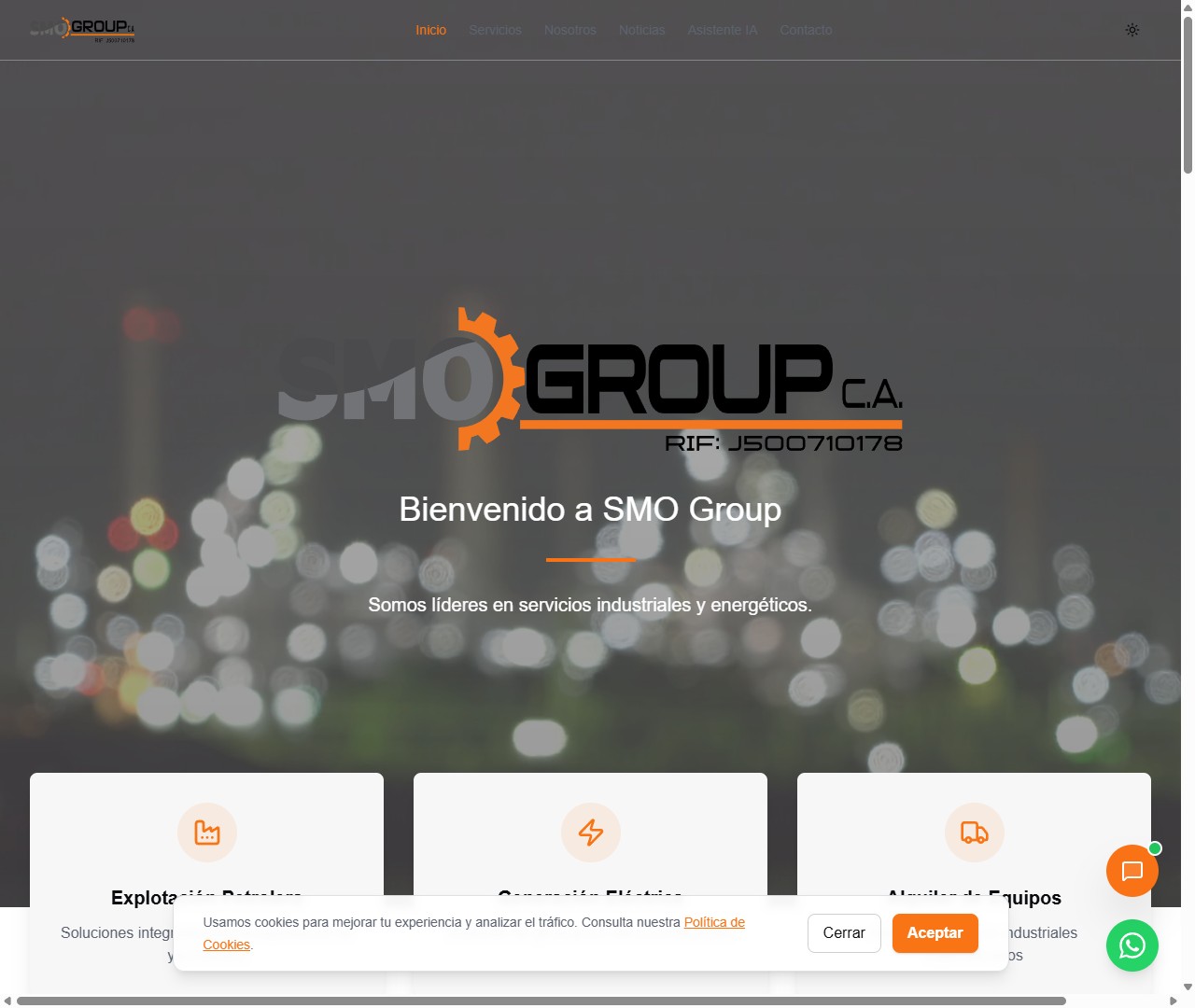 SMO GROUP - Servicios industriales y energéticos